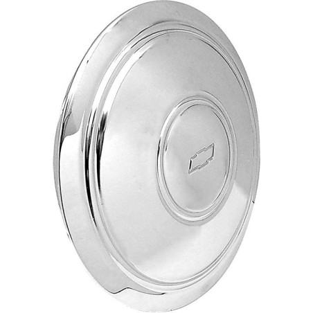 4 Piece Chrome Police Style Rally Wheel Cap Set with Bow Tie