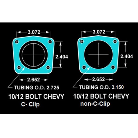 Rear Disc Brake Conversion Kit 12 And 10 Bolt Staggered Shocks