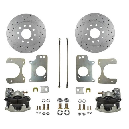 Rear Disc Brake Conversion Kit 10 Bolt 3 Bolt Flange MaxGrip XDS Rotors