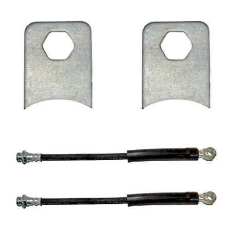 Rear Disc Brake Conversion Kit 10 Bolt 3 Bolt Flange MaxGrip XDS Rotors