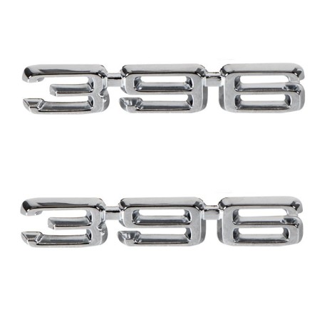 396 Fender Emblem Set