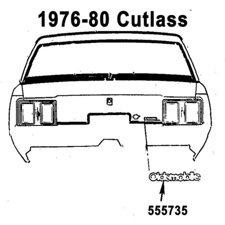 Olds Trunk Oldsmobile Emblem