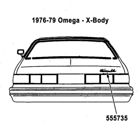 Olds Trunk Oldsmobile Emblem