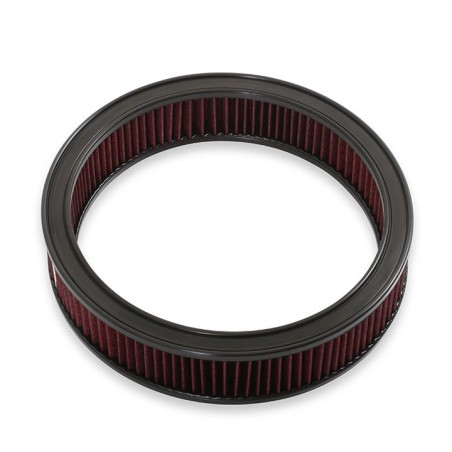 Holley RetroFilter Drive-By-Wire Air Cleaner - 16-Inch Diameter - Chrome