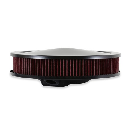 Holley RetroFilter Drive-By-Wire Air Cleaner - 16-Inch Diameter - Black
