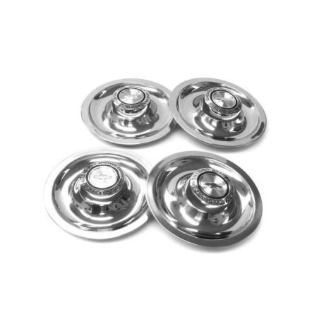 Rally Wheel Kit 15 X 8 Kit With Disc Brakes Flat Caps Bowtie Rings