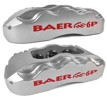 Baer Brakes 14 Inch Pro+ Rear Brake System Silver Calipers