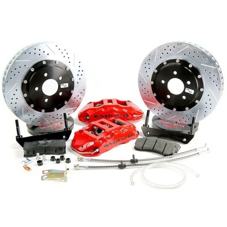 Baer Brakes 15 Inch Extreme+ Front Brake System Silver Calipers
