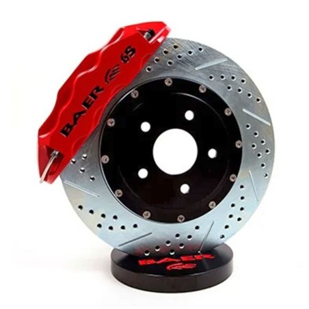 Baer Brakes 14 Inch Extreme+ Front Brake System Pre-assembled 2 Inch Drop Black