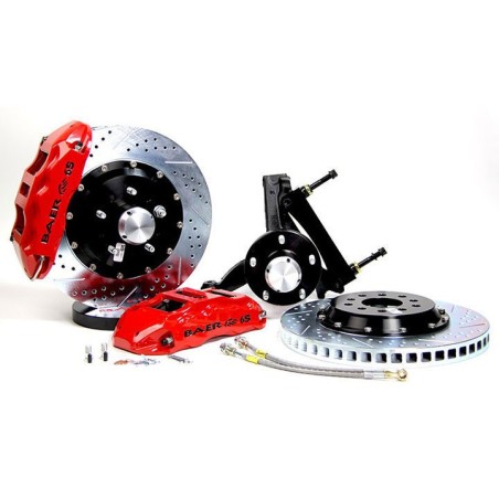 Baer Brakes 14 Inch Extreme+ Front Brake System Pre-assembled Black Calipers