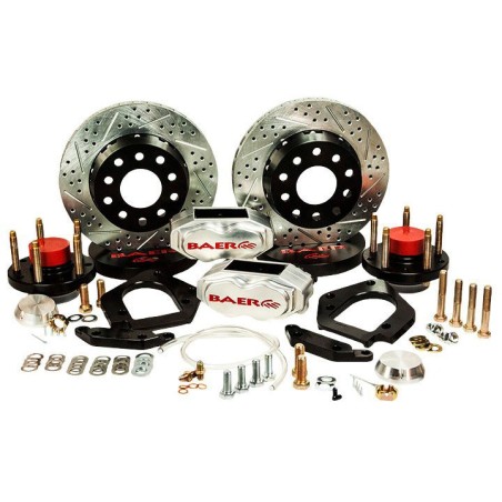 Baer Brakes 11 Inch SS4+ Deep Stage Drag Race Front Brake System Clear Anno Cali