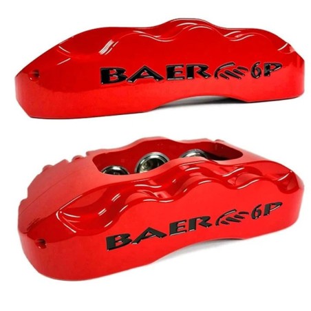 Baer Brakes 11 Inch SS4 Front Brake System Red Calipers