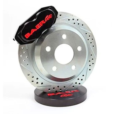 Baer Brakes 12 Inch SS4 Rear Brake System Red Calipers