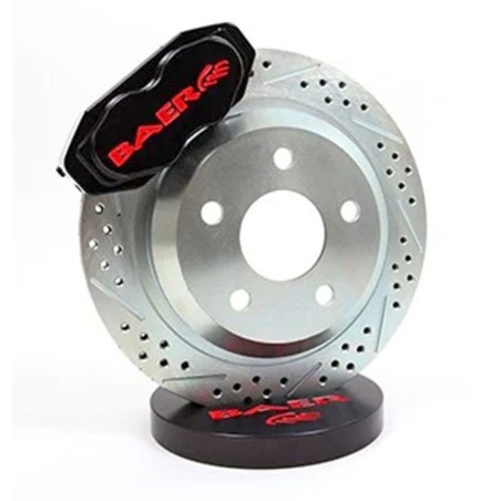Baer Brakes 12 Inch SS4 Rear Brake System Silver Calipers