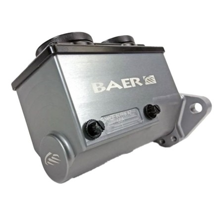 Baer Brakes Remaster Master Cylinder Left Port, 1 Inch Bore Gray