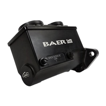 Baer Brakes Remaster Master Cylinder Left Port, 1 Inch Bore Black