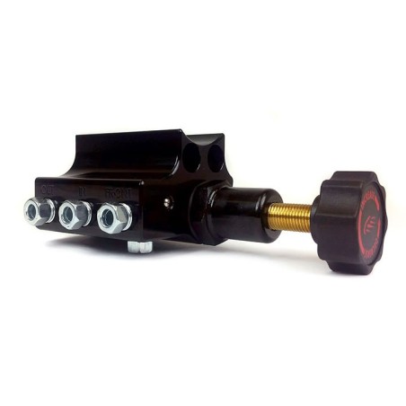 Baer Brakes Remaster Adjustable Proportioning Valve Right Port, Black Anodized