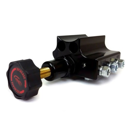 Baer Brakes Remaster Adjustable Proportioning Valve Right Port, Black Anodized