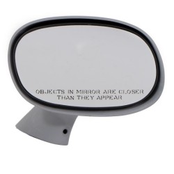 Sport Bullet Style Passenger Side, Side View Mirror