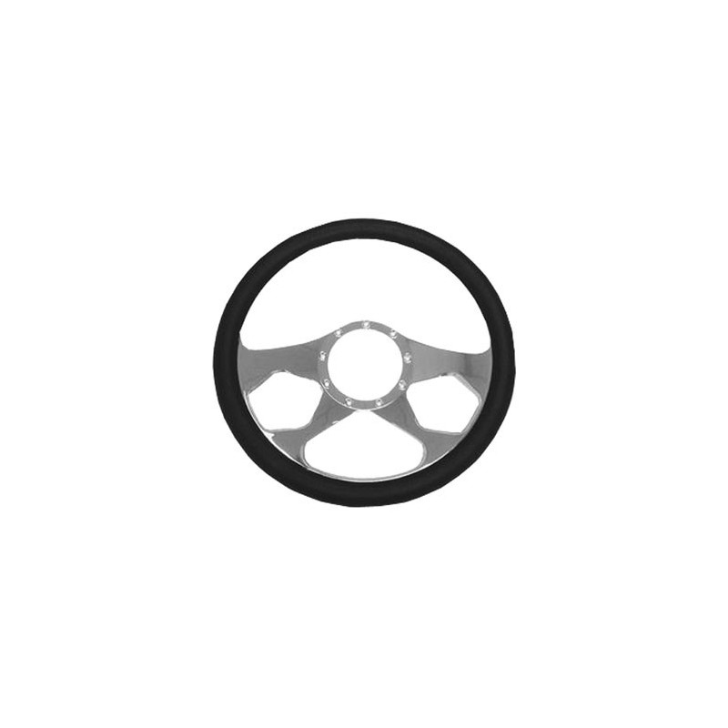 thumbnail image 2 of Grant 13 1/2" Custom Steering Wheel Kit For 1969-1977 Chevelle Malibu SS – Black, Chrome, High Gloss 2 of 3