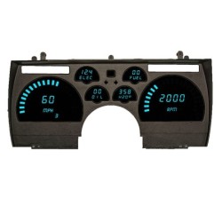 LED Digital Replacement Gauge Panel Teal LED