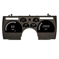 LED Digital Replacement Gauge Panel White LED