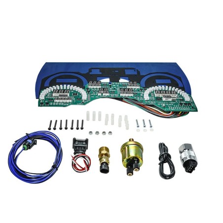 LED Digital Replacement Gauge Panel White LED