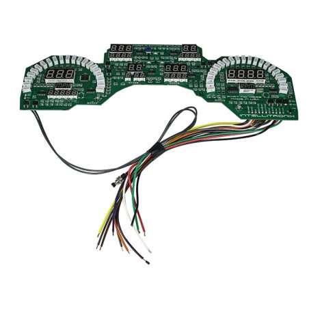 LED Digital Replacement Gauge Panel White LED