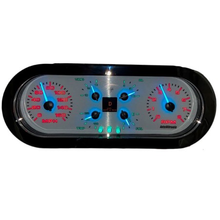 Universal 6 Gauge Gauge Panel-Aurora