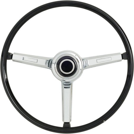 OEM Style Steering Wheel, 15 Inch Black