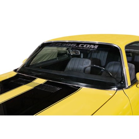 SS396.COM Window Sticker Gunmetal Black