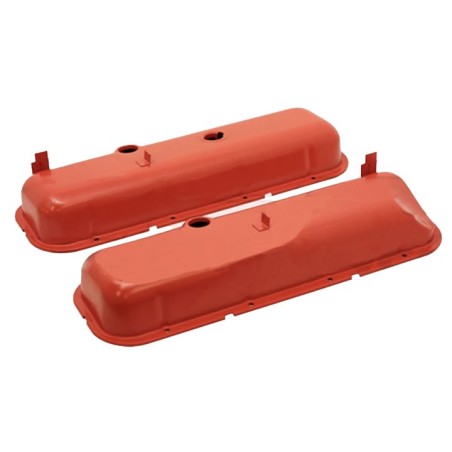 Big Block Valve Covers Tall Orange With Slant