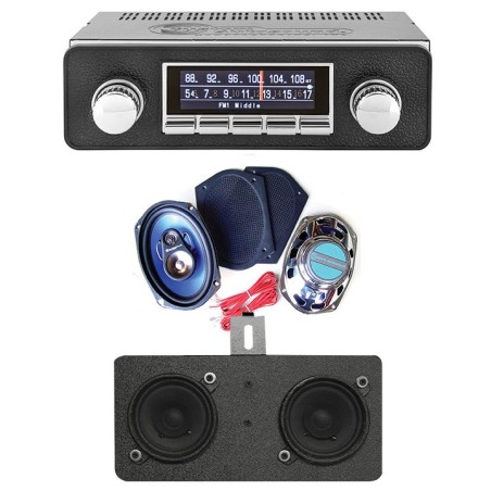 Ground Up Upgraded Sound System Kit 850 Radio with AC