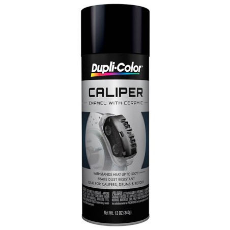 Dupli-Color Premium Caliper Enamel With Ceramic, Gloss Black, 12 Oz. Aerosol