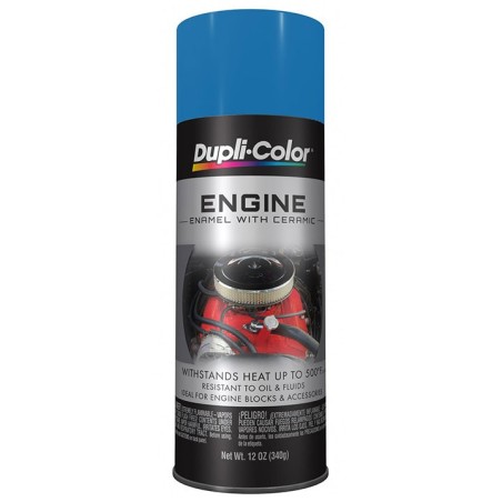 Dupli-Color Premium Engine Enamel With Ceramic, Blue, 12 Oz. Aerosol
