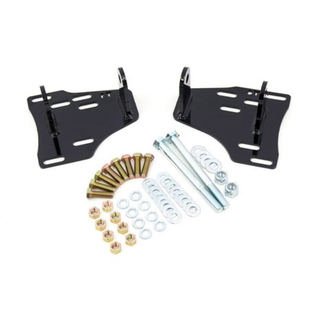 UMI LSX Motor Mounts, Bolt In, Black