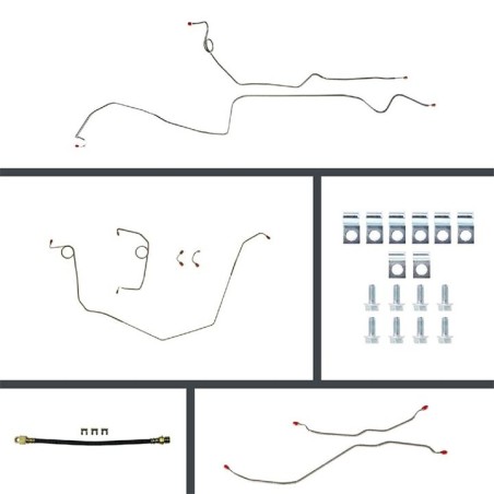 4 Wheel Power Disc Brake Conversion Lines, Original Material