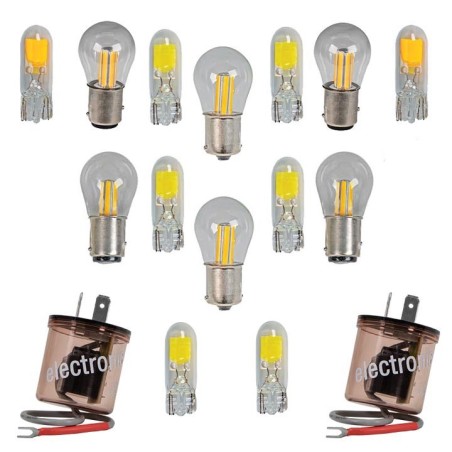 Addictive Flow Exterior LED Bulb Kit w/ Clear Parking Light Bulbs
