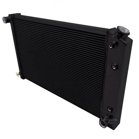 Champion Cooling Aluminum Radiator Champion Series 3 Core - 600-800 HP Black
