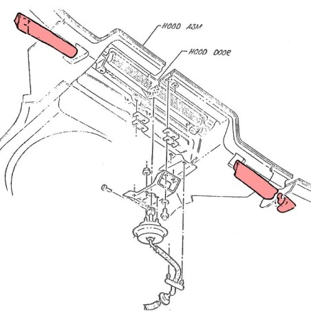 SS Rear Of Hood Seal