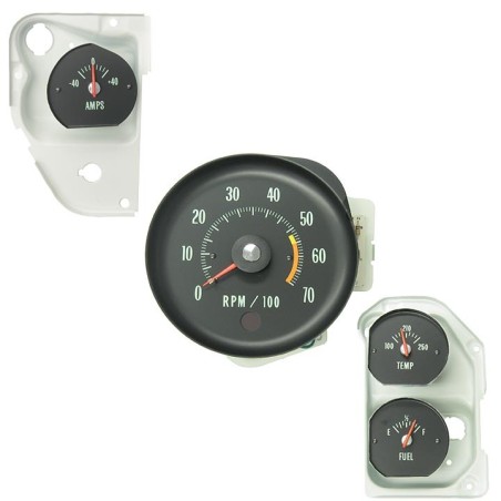 Super Sport Dash Gauge Upgrade Kit With RPM Tach