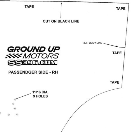 SS Fender Emblem Template