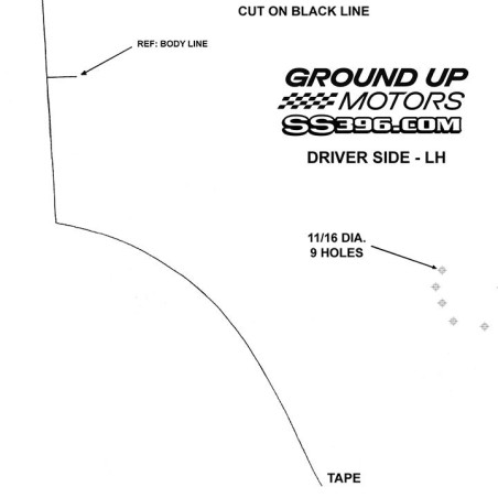 SS Fender Emblem Template