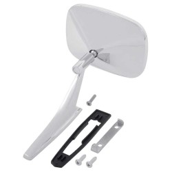 Rectangular Side View Mirror, Left Hand