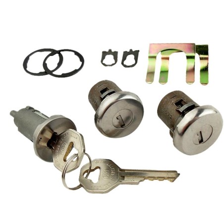 Concourse Lock Set Ignition and Doors Octagon Keys