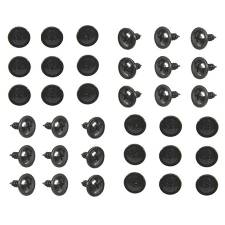 Roof Rail Weatherstrip Screws 36 Piece