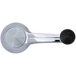 Convex Window Crank, Black Knob