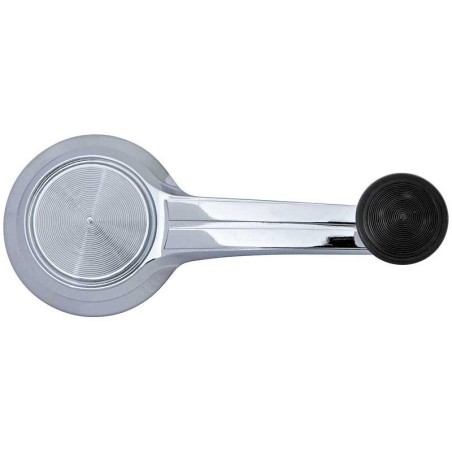 Convex Window Crank, Black Knob