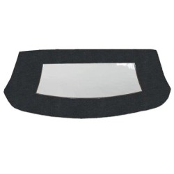 Convertible Top Window Only Plastic Black