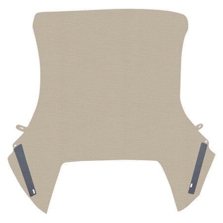 Convertible Top With Plastic Rear Window Non-Zipper OE Beige